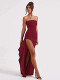 2025 Fashion Summer New Sexy Party Evening Dress Sexy Women'S Dresses Black Backless Sleeveless Long Dress Elegant